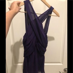 Diane von Furstenberg purple top - brand new